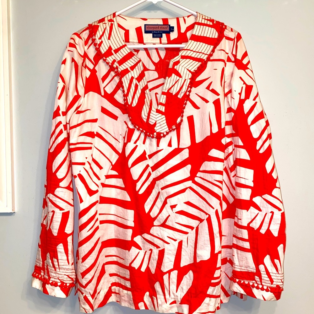 Vineyard Vines 100% cotton blouse size: Large